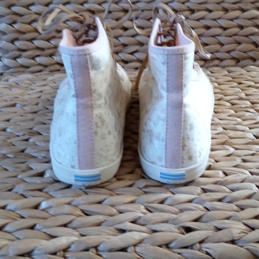 Toms Camarillo Floral High Top Sneakers Size 8 - Picture 5 of 14